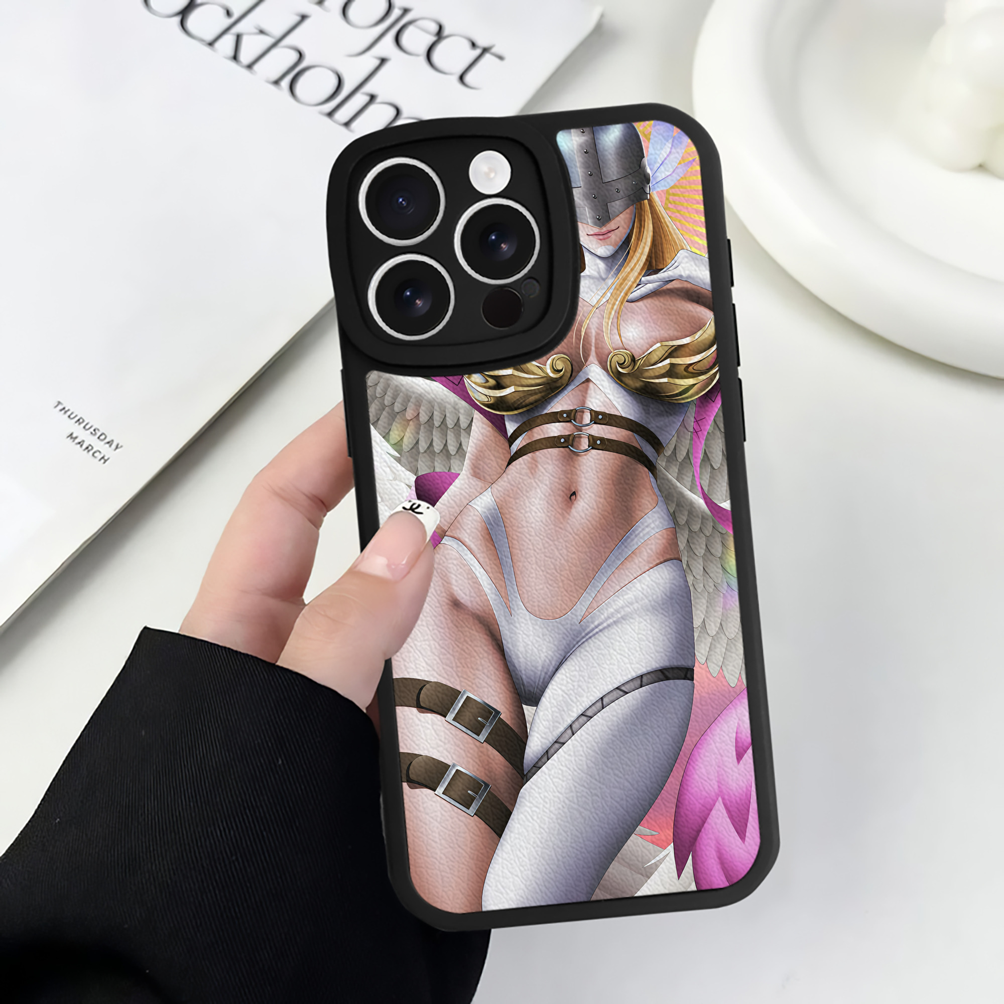 （画像用） Digimon デジタルモンスター/デジモン 【iPhone 16シリーズ対応】シリコンスマホケース（レザー調） 材質：シリコン